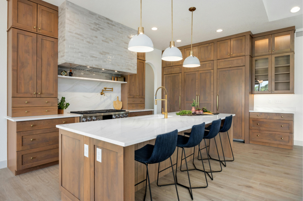 Cocina madera material 